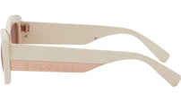 Bvlgari Roma White Geometric Sunglasses