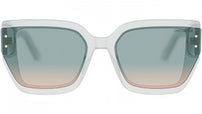 DiorSignature 14I White Squared Sunglasses