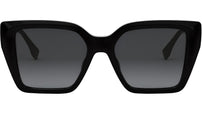 FF Diamonds Black Square Sunglasses