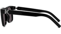 K Logo Black Square Sunglasses