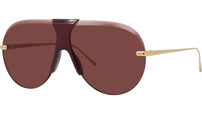 Slim Bordeaux Mask Sunglasses