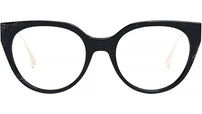 Baguette FF Havana Cat Eye Eyeglasses