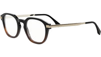 Fendi Essential Havana Pantos Eyeglasses
