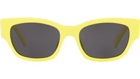 CELINE Monochroms Yellow Rectangular Sunglasses