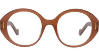 Anagram Brown Round Eyeglasses