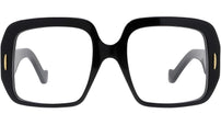 Anagram Black Geometric Eyeglasses