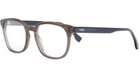 Fendi Fine FE50047I 050 Dark Brown Geometric Eyeglasses
