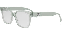 FF Diamonds Green Square Eyeglasses