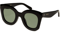 3 Dots Black Butterfly Sunglasses