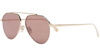 Fendi Travel Gold Pilot Sunglasses