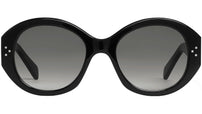 CELINE 3 Dots Black Round Sunglasses