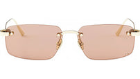 CDior S4U Light Gold Rectangular Sunglasses