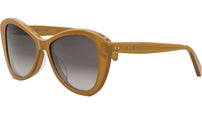 CELINE Thin Honey Butterfly Sunglasses