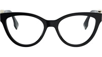 FF Diamonds Black Cat Eye Eyeglasses