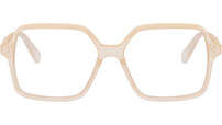 CELINE Thin Orange Geometric Eyeglasses