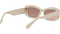 Bvlgari Roma White Geometric Sunglasses