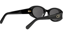DiorGlow B3I Black Oval Sunglasses