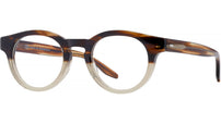 Oxford Brown Round Eyeglasses