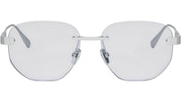 Octo Finissimo Silver Geometric Eyeglasses