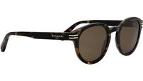 B.zero1 Dark Havana Round Sunglasses