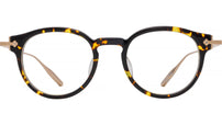 Eugene Havana Round Eyeglasses