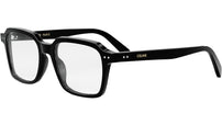 CELINE Thin Black Square Eyeglasses