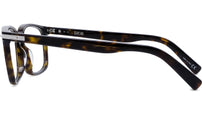 DiorBlackSuitO SI Havana Rectangular Eyeglasses