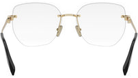 Bvlgari Bvlgari Yellow Geometric Eyeglasses