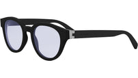 Aluminium Black Pantos Eyeglasses