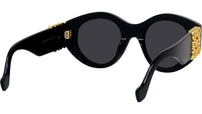 Anagram Black Round Sunglasses