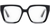 DiorSpiritO S6I Black Square Eyeglasses