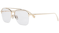 Fendi Travel Gold Square Eyeglasses
