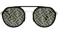 Fendi Light Black Round Sunglasses