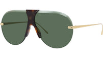 Slim Havana Mask Sunglasses