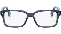 Fendi Blue Rectangular Eyeglasses