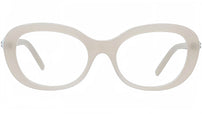 Pearl Grey Oval Eyeglasses