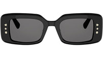 DiorLuckyCharms S1I Black Rectangular Sunglasses