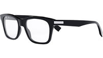 Fendi Essential Black Rectangular Eyeglasses