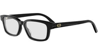 DiorGlowO S2I Black Rectangular Eyeglasses