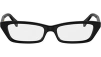 CELINE Thin Black Rectangle Sunglasses
