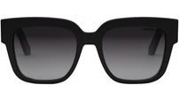 DioréSille S1I Shiny Black Butterfly Sunglasses