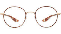 Caster Gold Round Eyeglasses