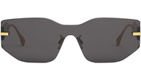 Fendigraphy Black Rectangular Sunglasses
