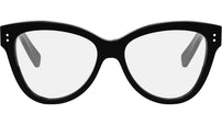 Thin Black Geometric Eyeglasses