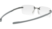 Flex Silver Rectangular Eyeglasses