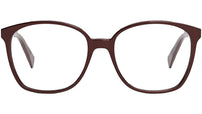 CELINE Thin Burgundy Geometric Eyeglasses