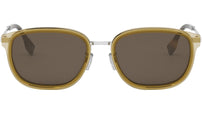 Fendi Travel Yellow Oval Sunglasses