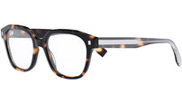 Fendi Havana Square Eyeglasses