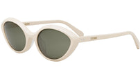 CELINE Thin Ivory Cat Eye Sunglasses