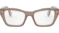 Fendi Roma Brown Rectangular Eyeglasses